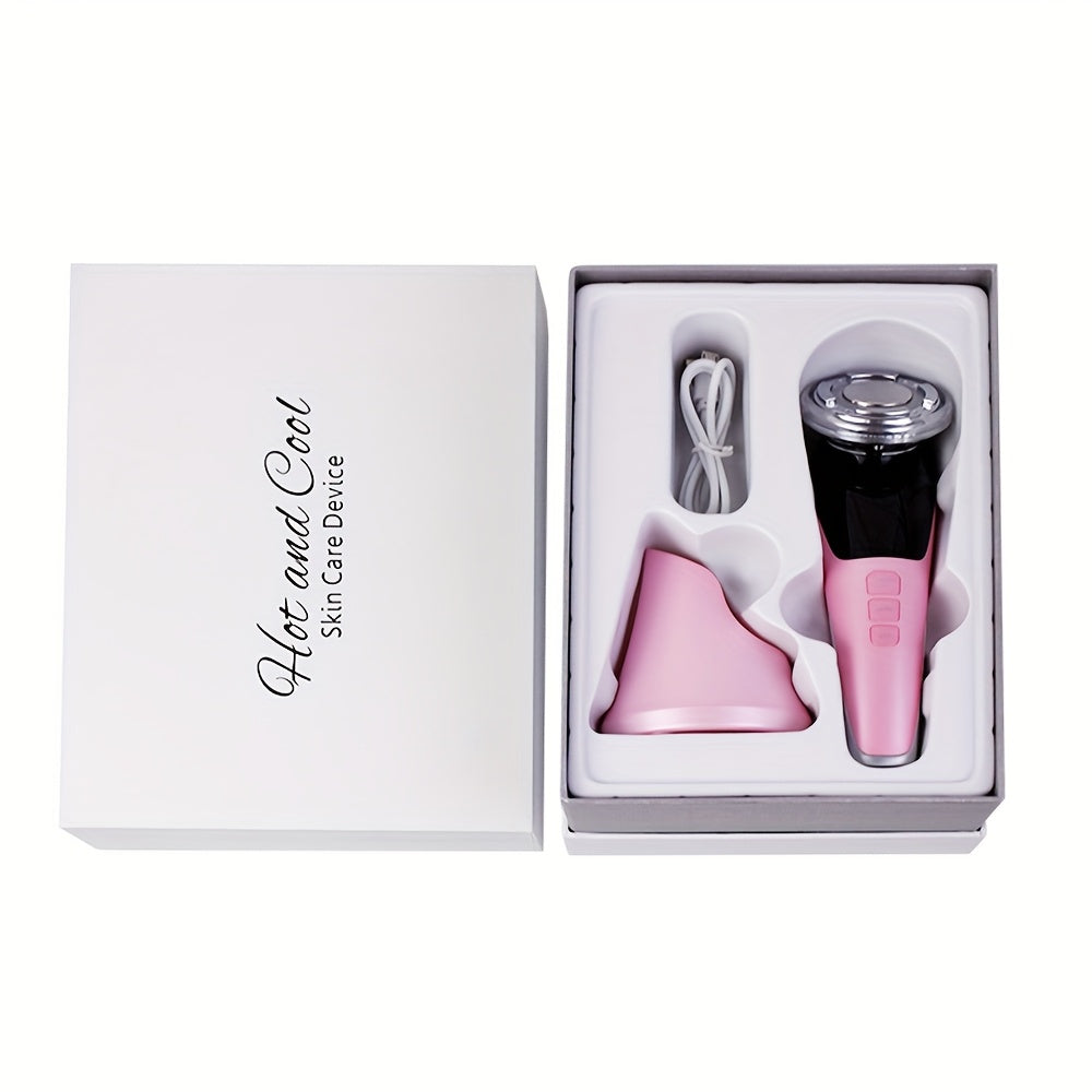 Facial vibrating massager cleaning mode, deep care