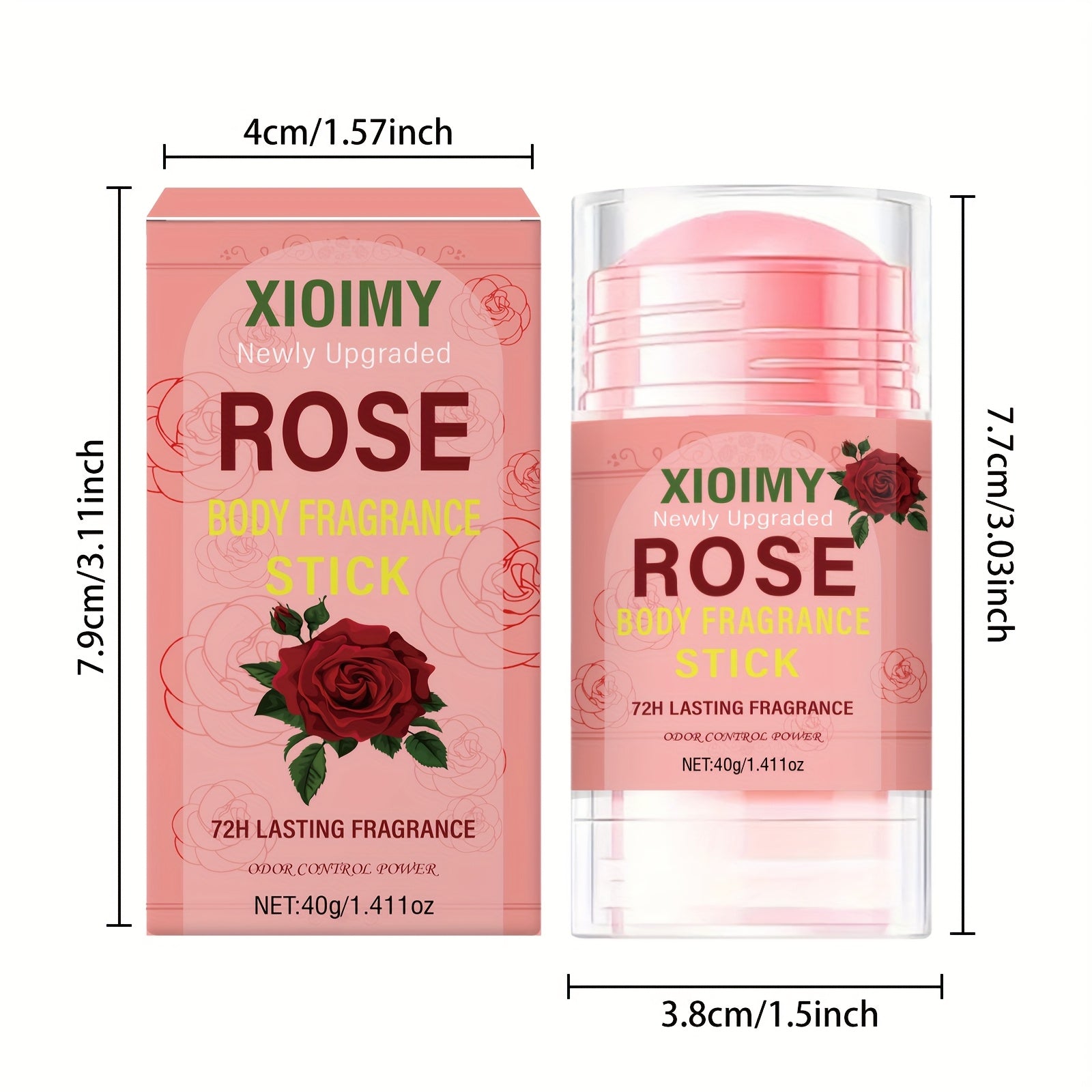 72-Hour Freshness Rose Body Fragrance Stick