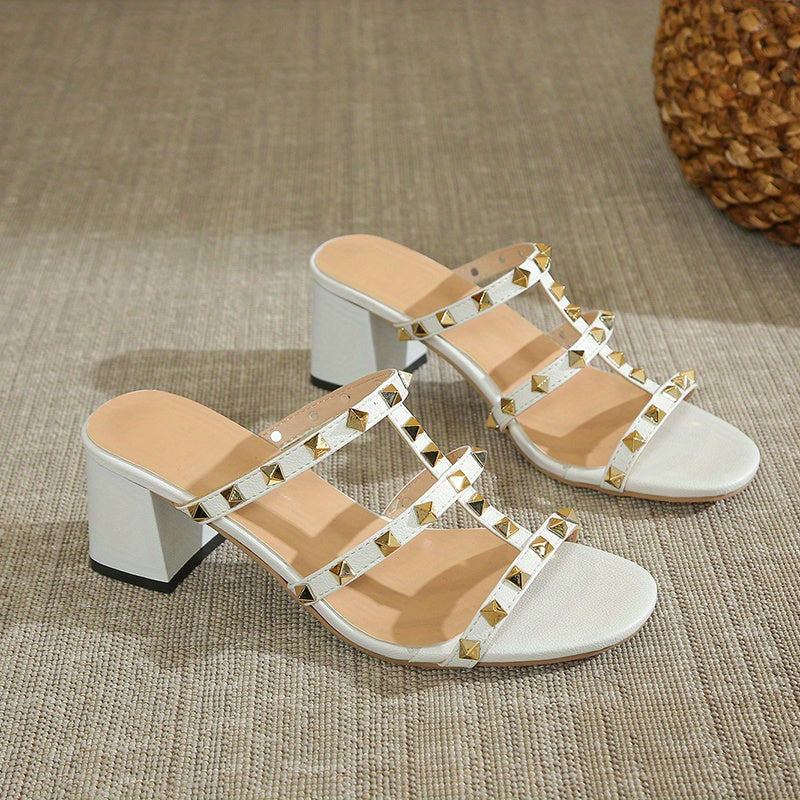 Women's Wide Width Studded Sandals