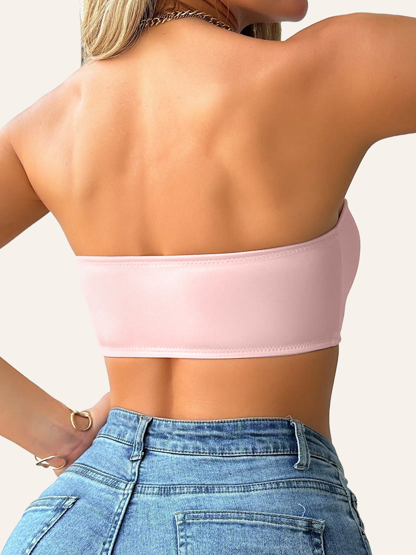 Soft 1pc Women's Strapless T-Shirt Bra