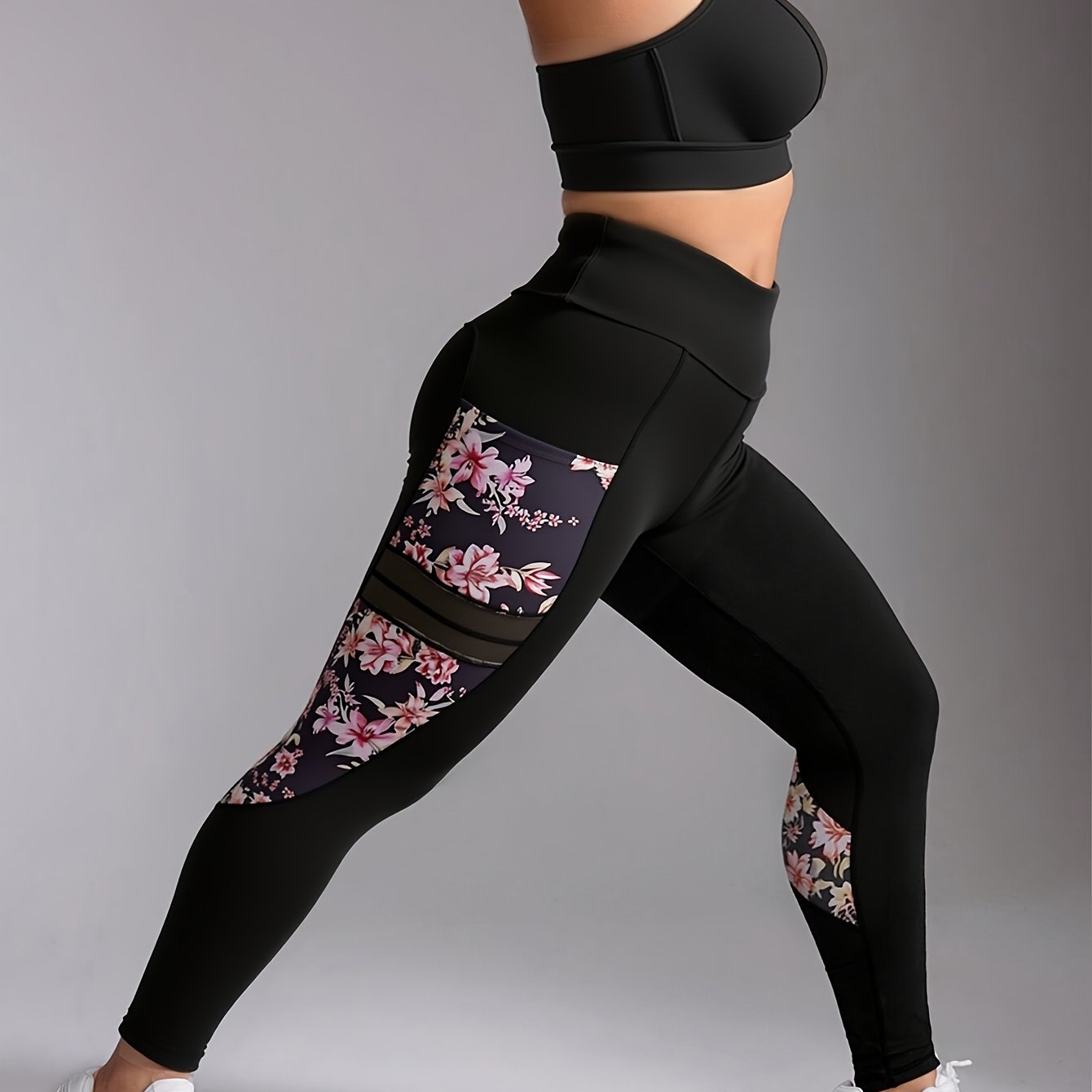 Stretchy, High-Waisted Women's Yoga Leggings with Tummy Control