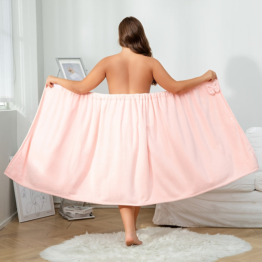 Extra Large & Thick Bathrobe with Adjustable Hook-and-loop Fastener