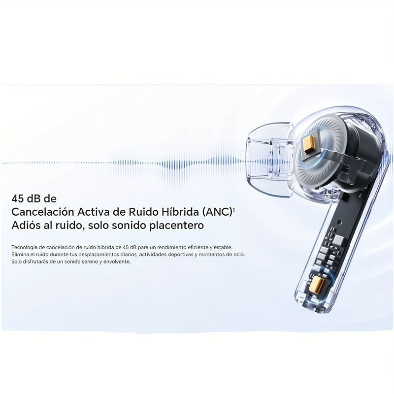 HONOR Earbuds X7i, 45 dB ANC Wireless Earphones with Touch Control, 40H Battery Life