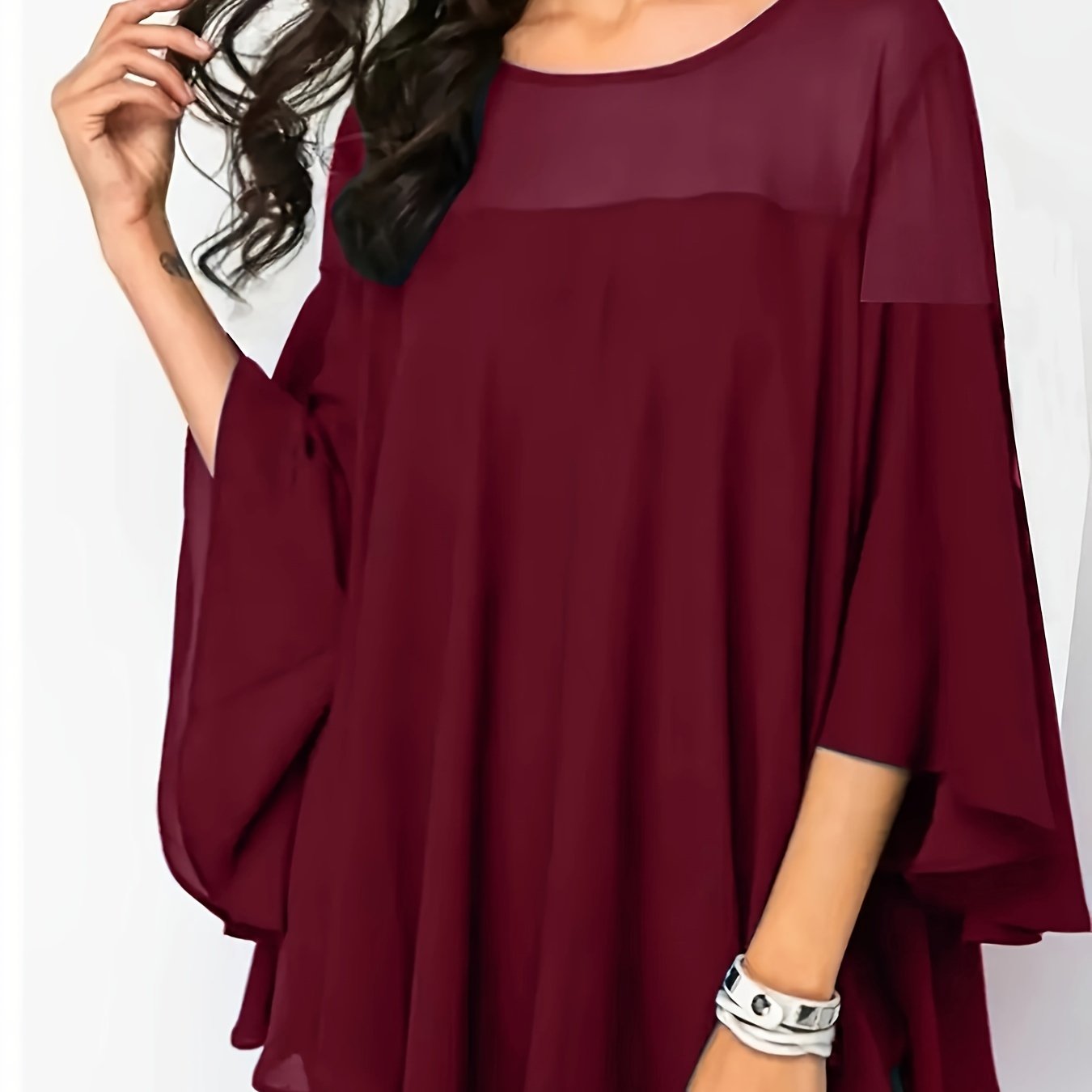 Vibrant Green Short Sleeve Blouse with Lace Trim