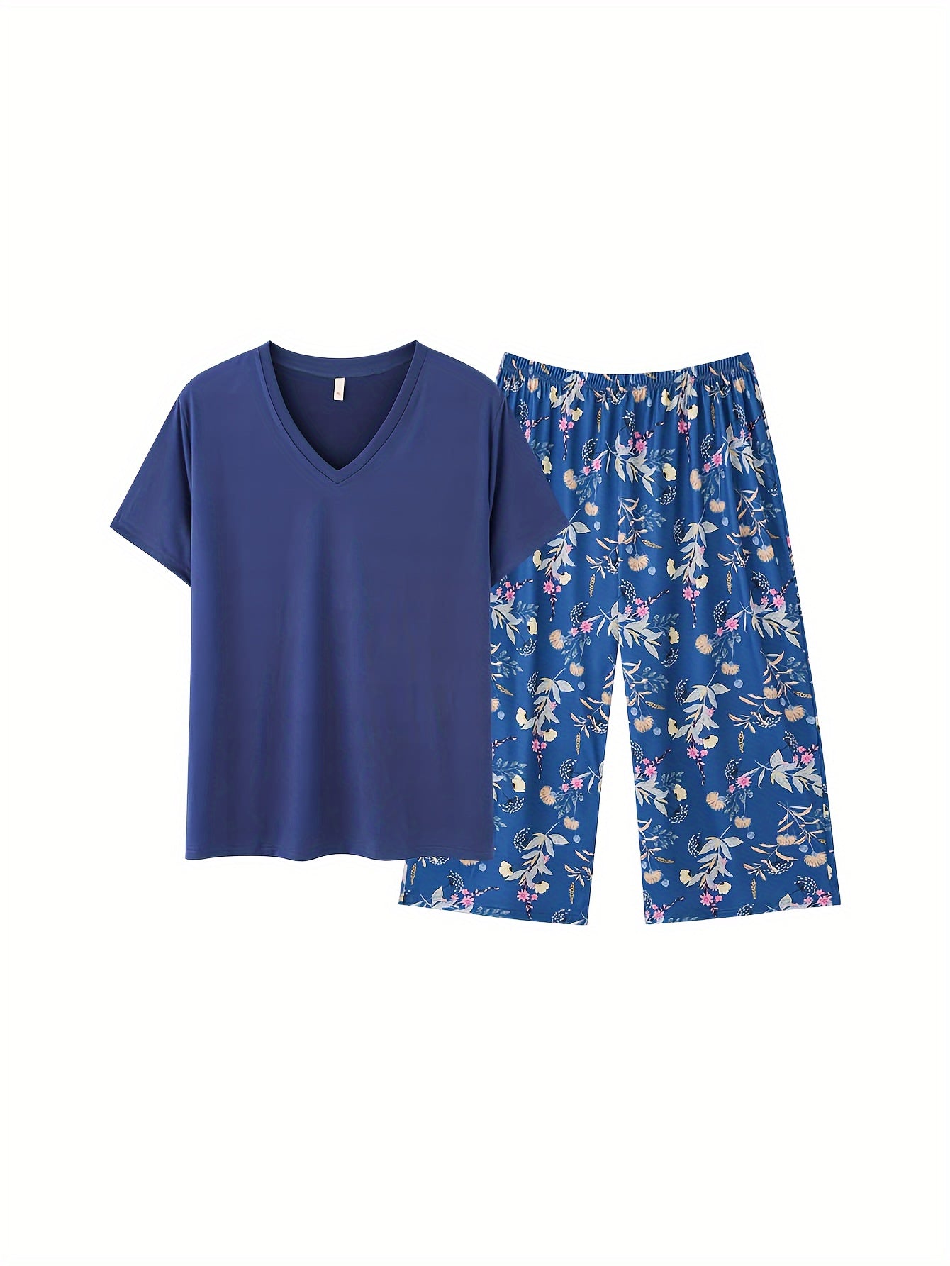 Women's Plus Casual Lounge Pajama Set