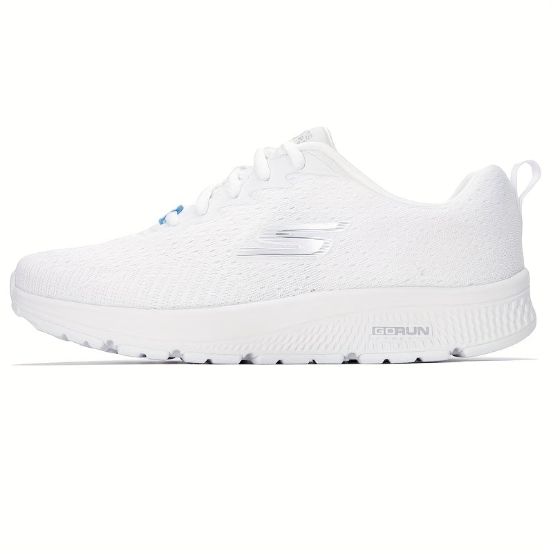 Women's Skechers Gym Walking Running Shoes - Breathable White Athletic Sneakers with Stability Support, Cushioned EVA Insole & Non-Slip