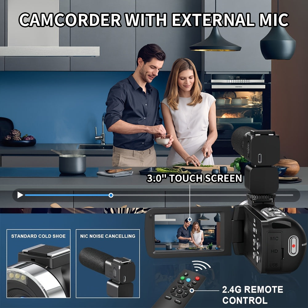 8K 15FPS Integrated Video Camera, 18x Digital Zoom, 64ppm, WiFi, Remote Control