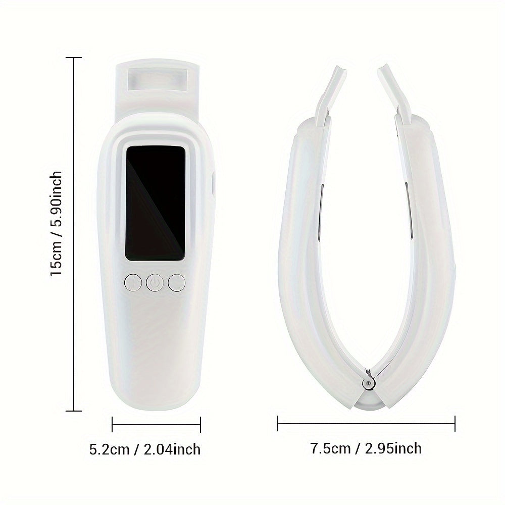 Electric Facial Massager, Portable Light Beige Care Device