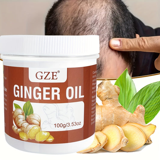 GZE Ginger Hair Oil, for longer, Fuller & Healthier Hair, Moisturizing