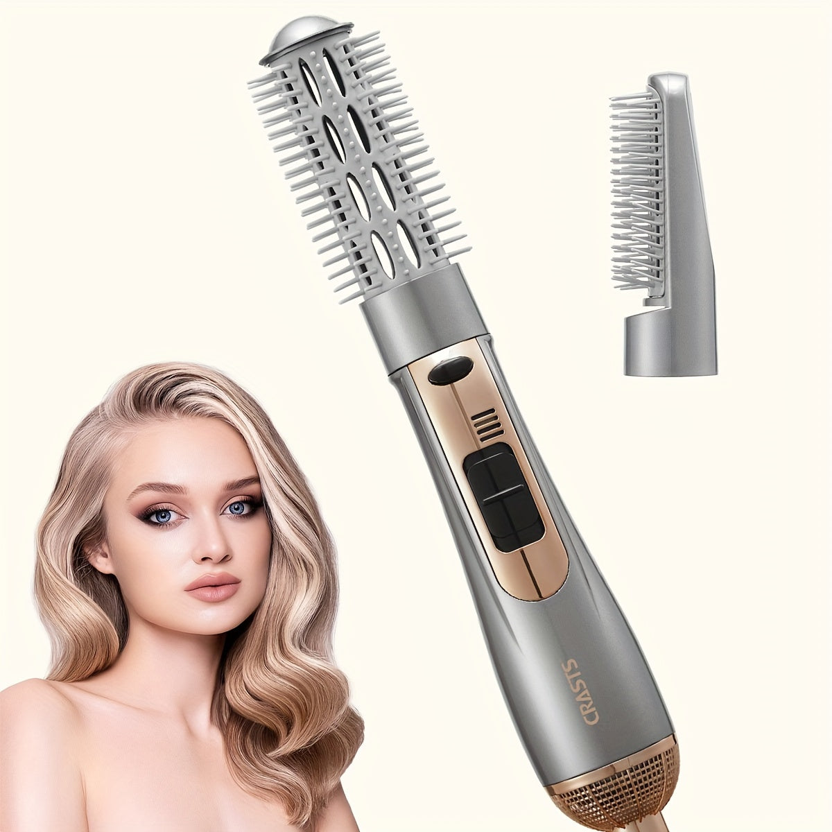 Professional Hair Dryer Brush Comb Set, 800W Dual-Function