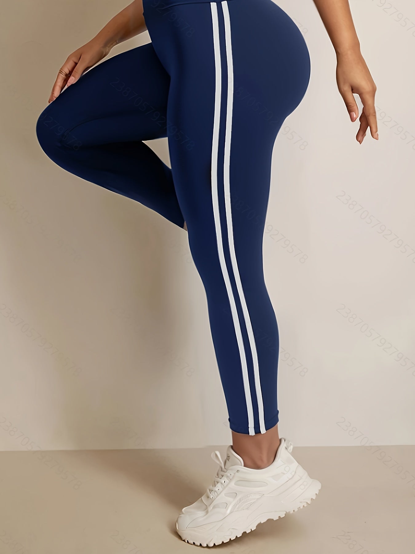 Women's Plus Size High-Waisted Yoga Pants, Tummy Control Leggings