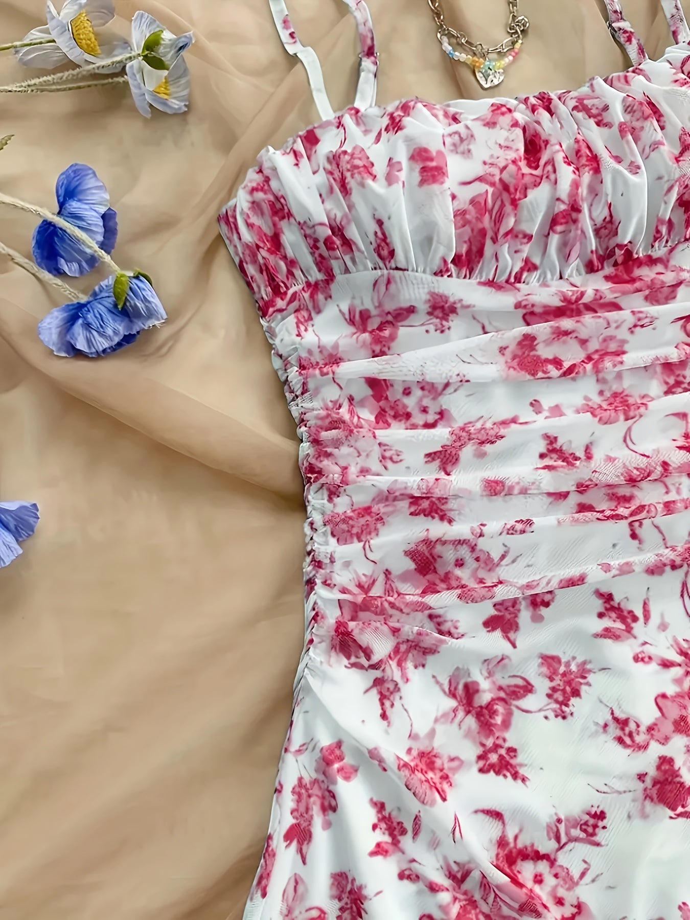Stylish All-Season Polyester Sundress
