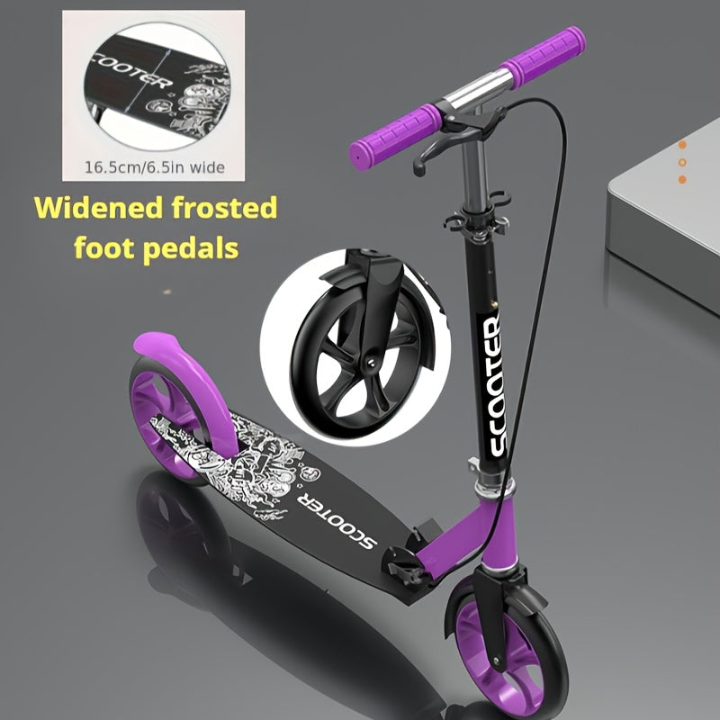 Adult & Teen Foldable Scooter with Front Brake & Suspension