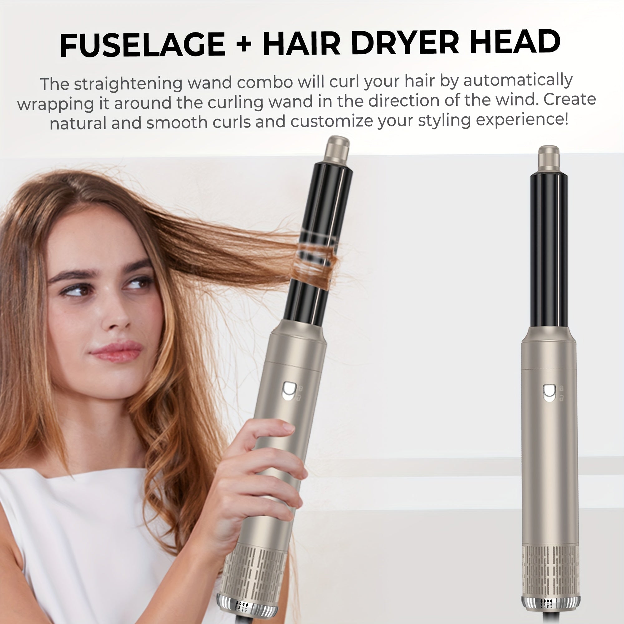5in 1 Hair Styler Hair Dryer Brush 60000RPM Upgrade