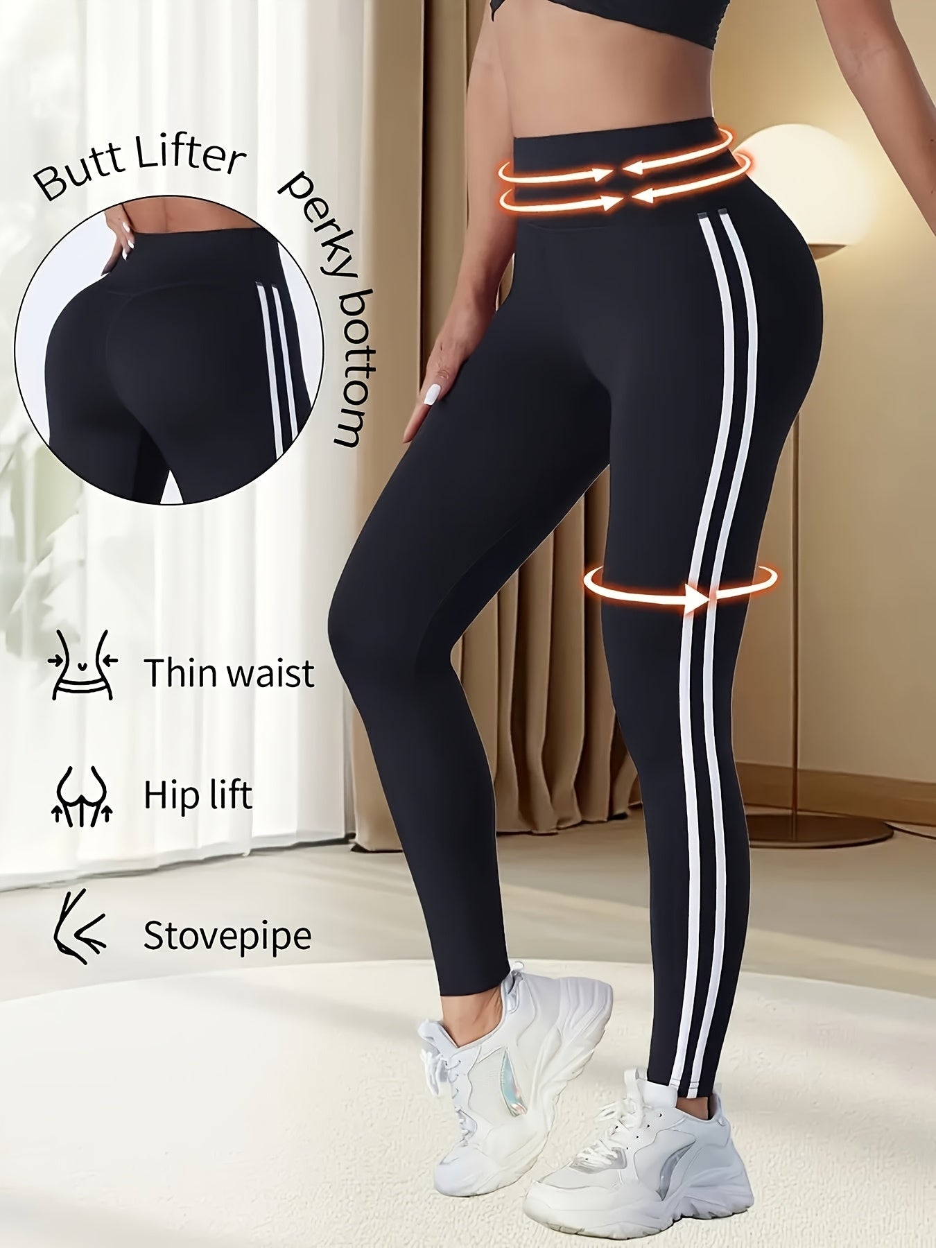 Women's High-Waist Yoga & Running Pants, Legging