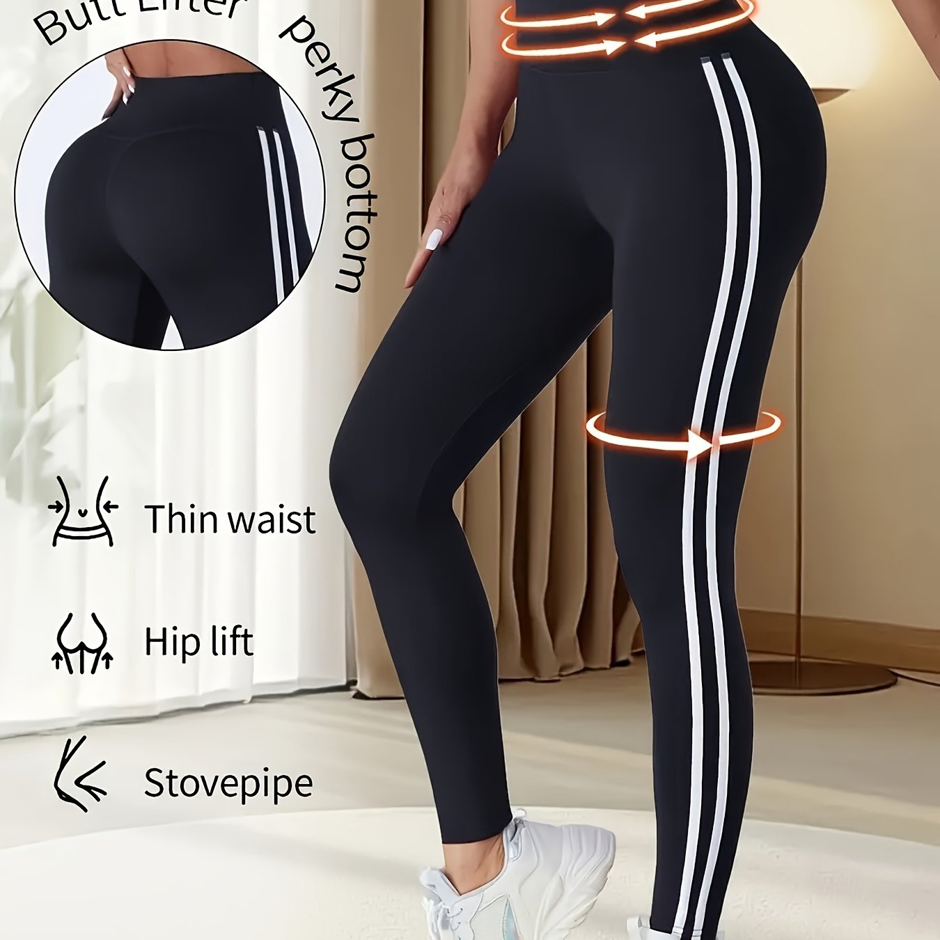 Women's High-Waist Yoga & Running Pants, Legging