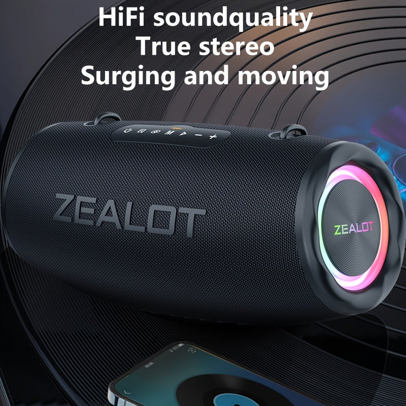 80W Outdoor Portable Subwoofer Wireless Speaker with Shoulder Belt