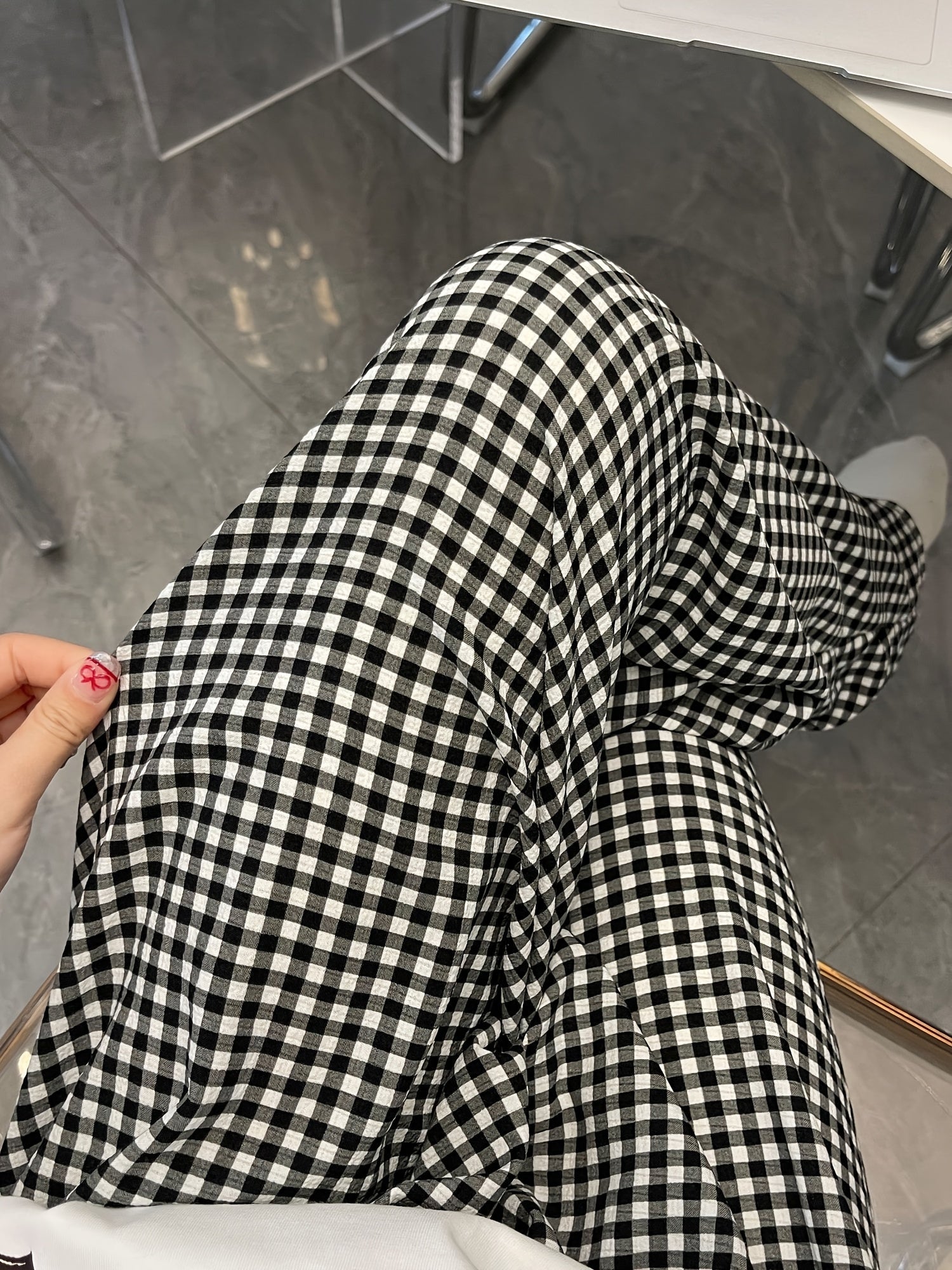 Loose Fit Straight Leg Trousers for Women