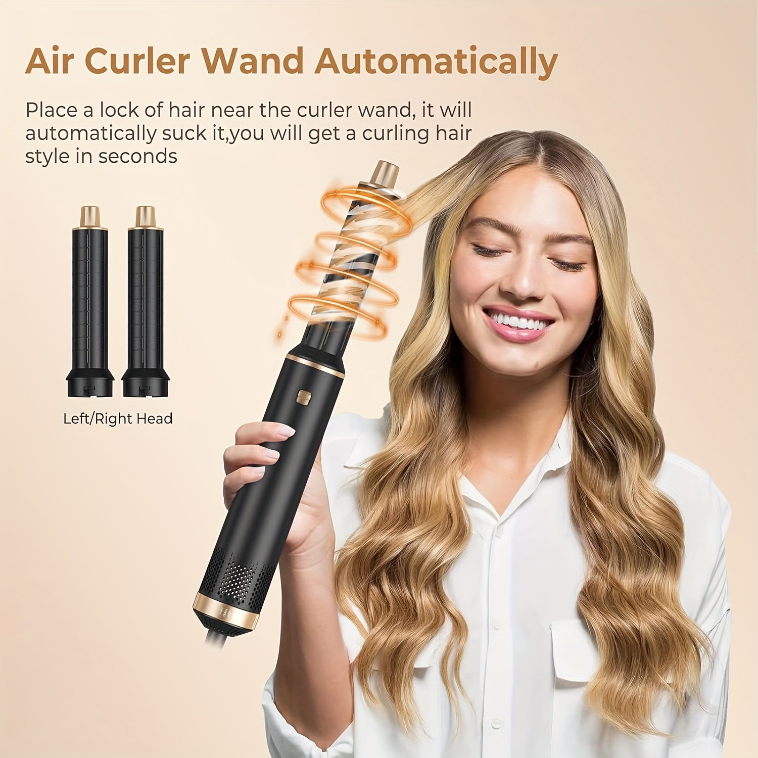 5in 1 Hair Styler, Ionic Hair Dryer & Blow Dryer Brush