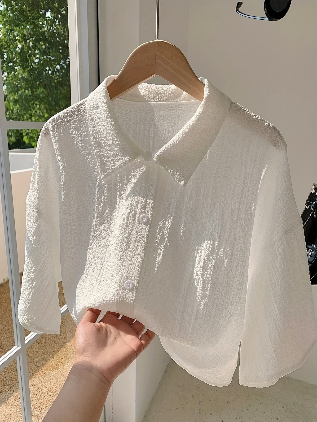 Women's Elegant Short Sleeve Blouse