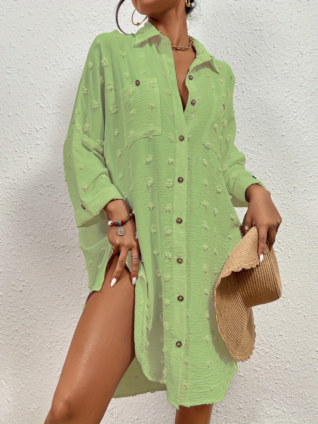 Relaxed Fit Long Sleeve Women's Casual