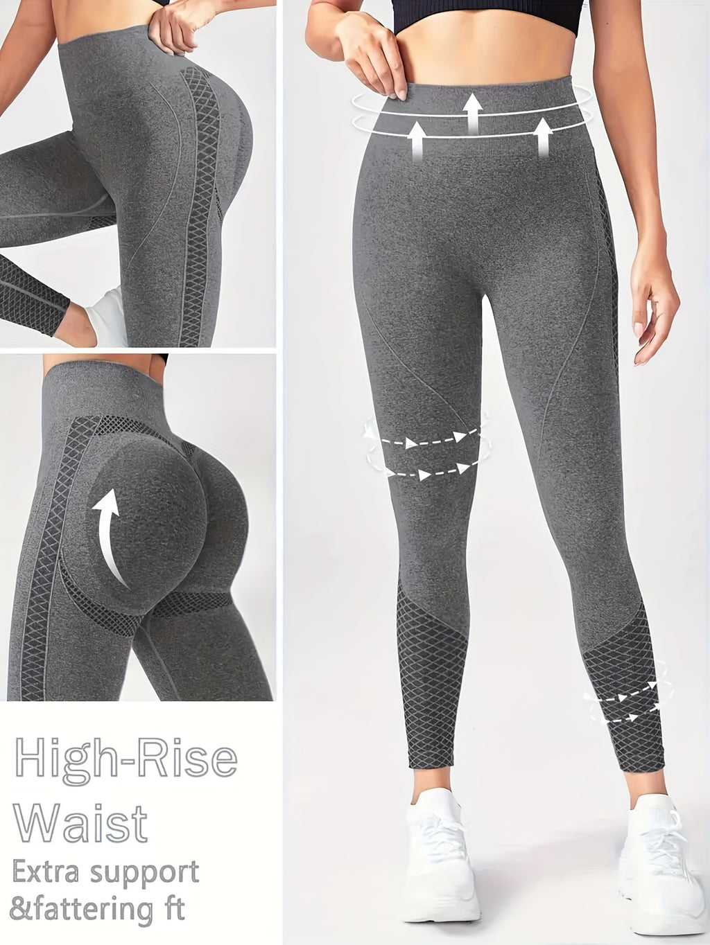 Super Comfortable High-waisted Compression Sports Tights