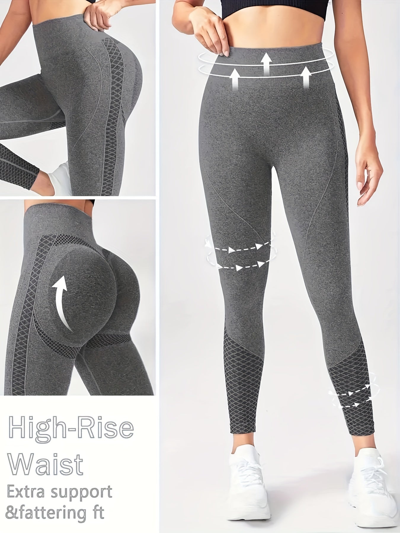 Super Comfortable High-waisted Compression Sports Tights