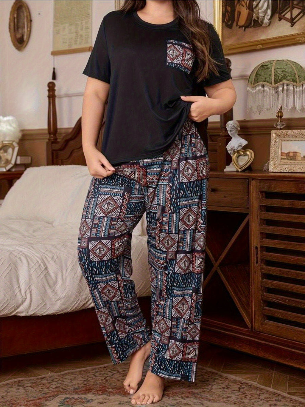 Plus Size comfortable Pajama Set
