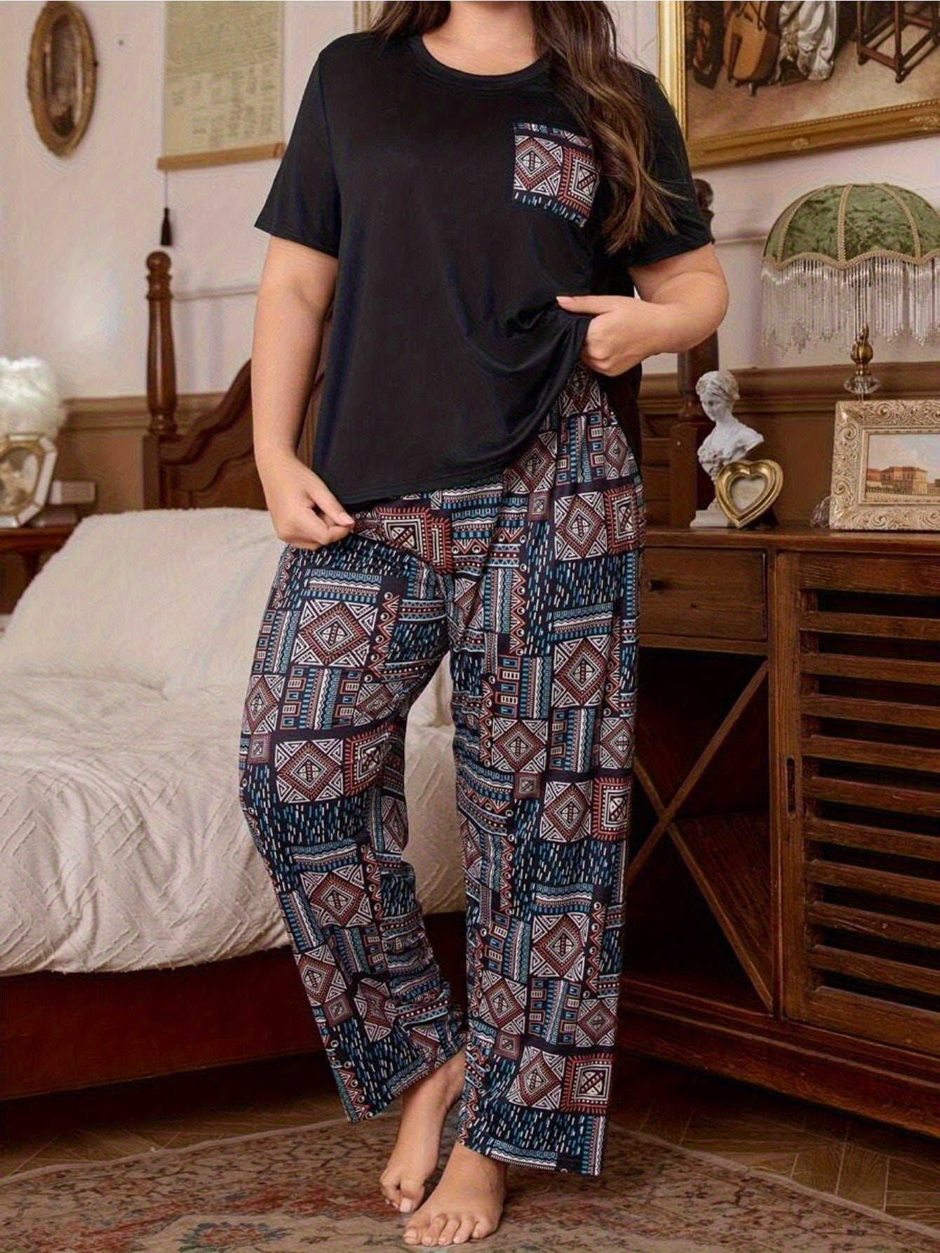 Plus Size comfortable Pajama Set