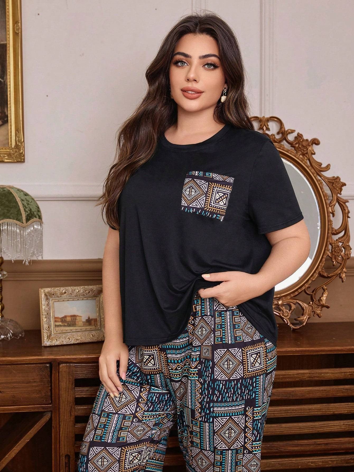 Plus Size comfortable Pajama Set