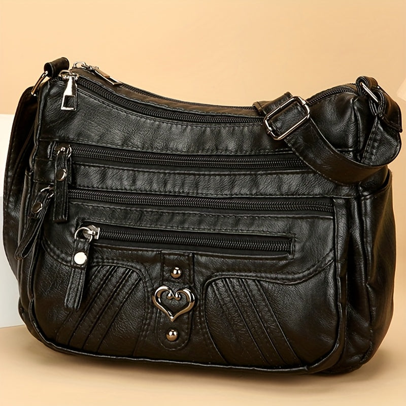 Lightweight, Large Capacity Vintage Style Shoulder Bag for Women