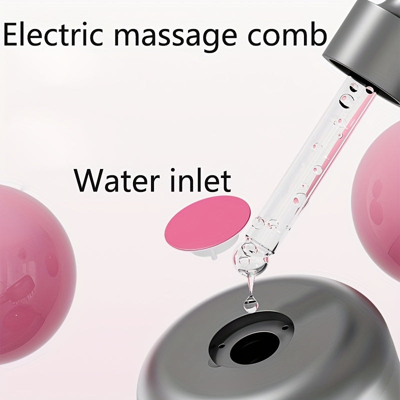 2-In-1 Scalp Massager, an Electric Massage Comb with a Hair Oil Dispenser