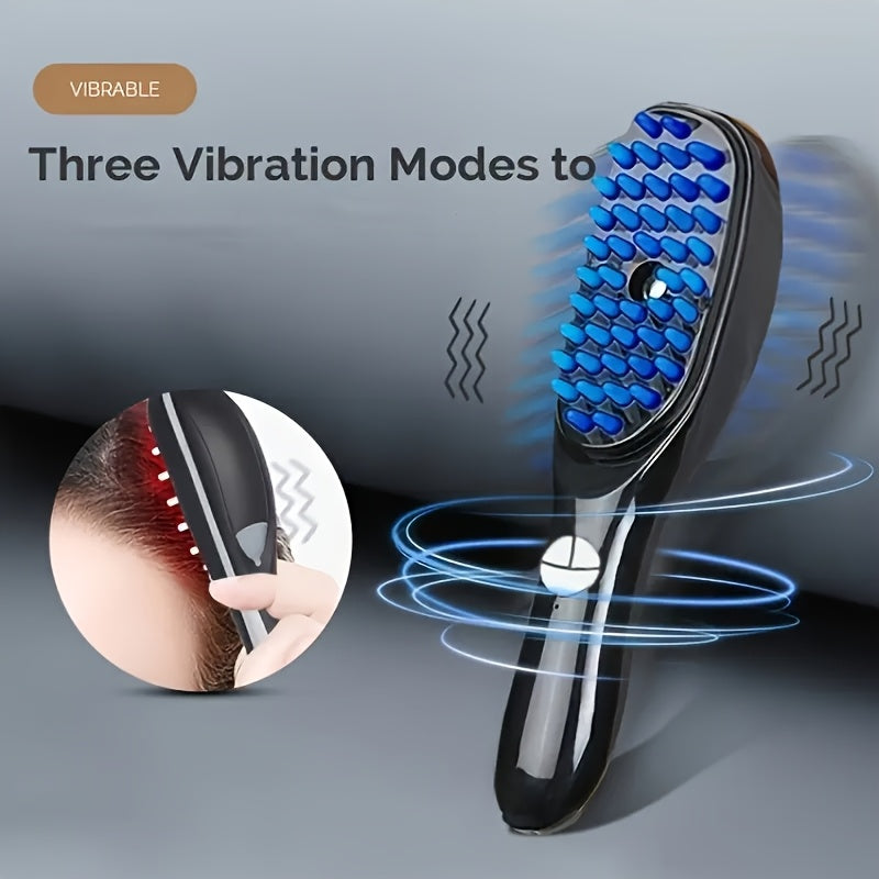 1pc electric massage comb, spray humidifying massager for scalp and hair styling
