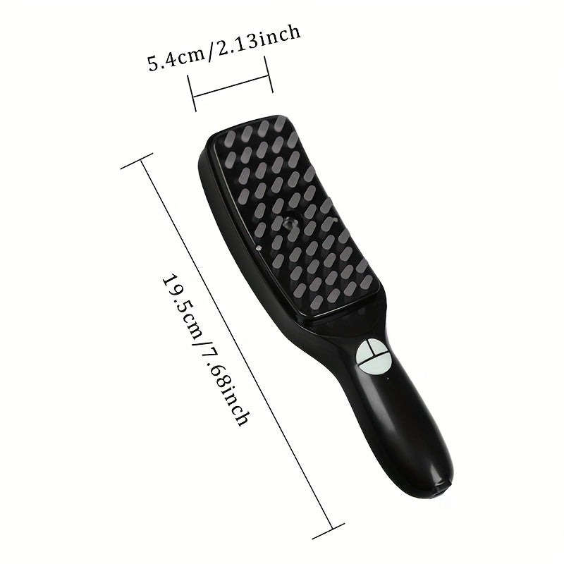 1pc electric massage comb, spray humidifying massager for scalp and hair styling