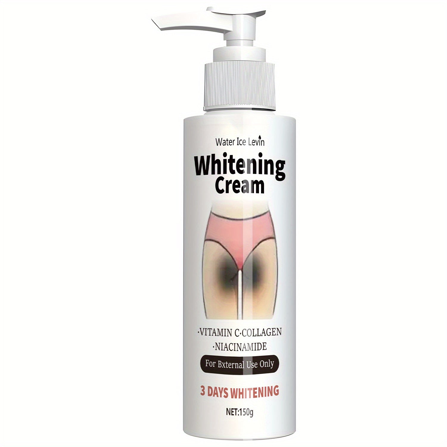Vitamin C Collagen Whitening Cream for Body, Underarms, Butt & Thighs, private areas