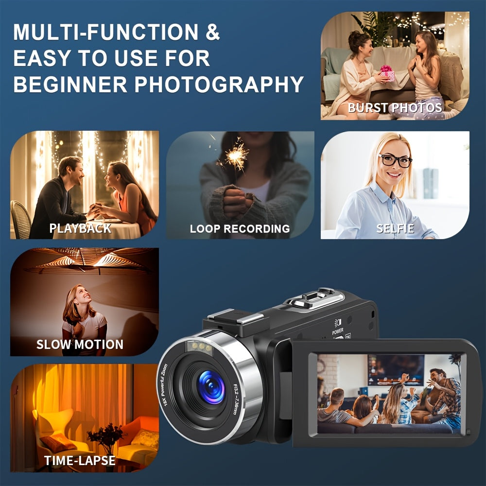 8K 15FPS Integrated Video Camera, 18x Digital Zoom, 64ppm, WiFi, Remote Control