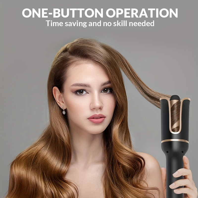 Automatic Hair Curler & Waver Iron - 32mm Rotating Ceramic Design
