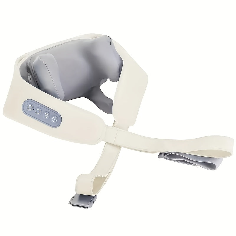 5D Kneading Wireless Portable Neck & Shoulder Massager with Heat Relax