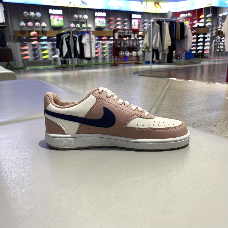 Nike Women's Court Vision Sneakers - Lightweight Shoes with Air Cushion Technology, Synthetic Upper & Arch Support,