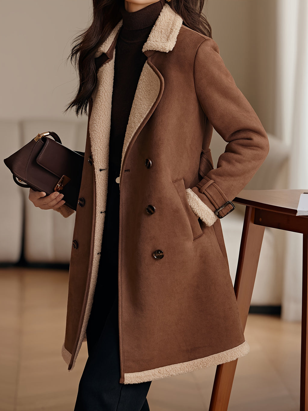 MOHOMO Women's Elegant Long Coat - Winter Collection