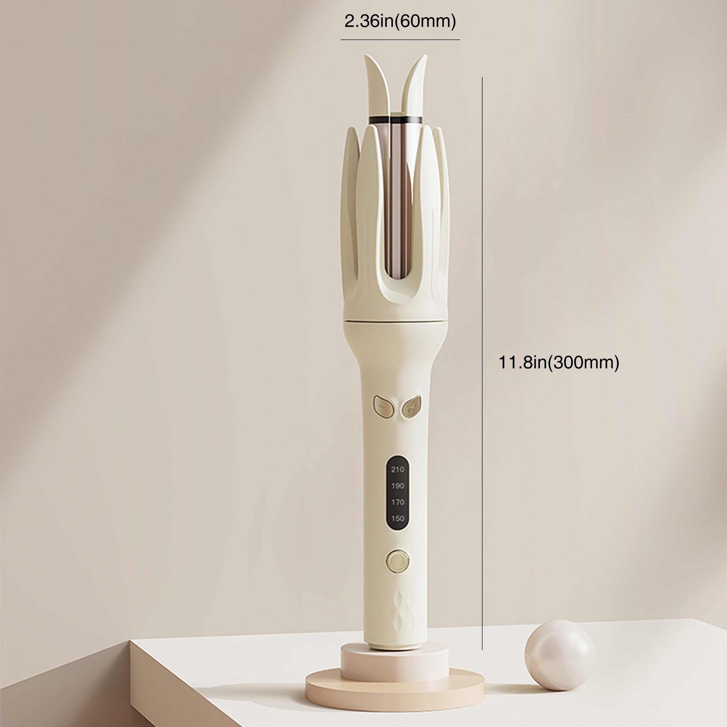 Automatic Curling Irons, 28mm Tubular Curling Irons with 4 Temperature Adjustment Modes