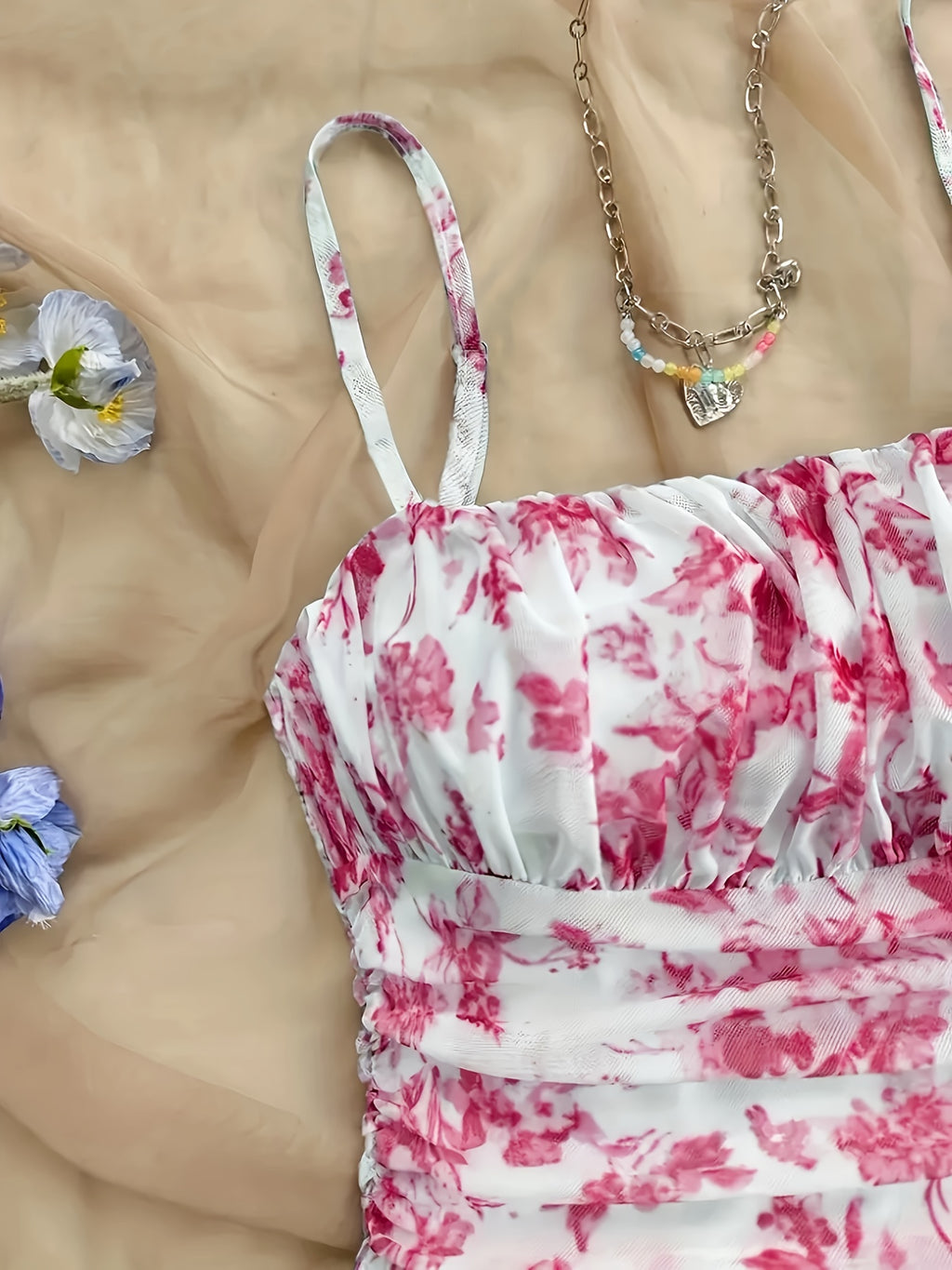 Stylish All-Season Polyester Sundress