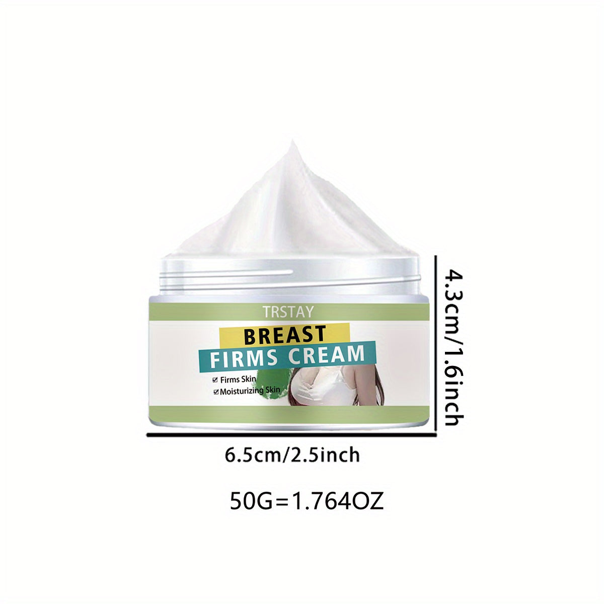 Breast massage cream: firms the Light Beige and is rich in various vitamins.