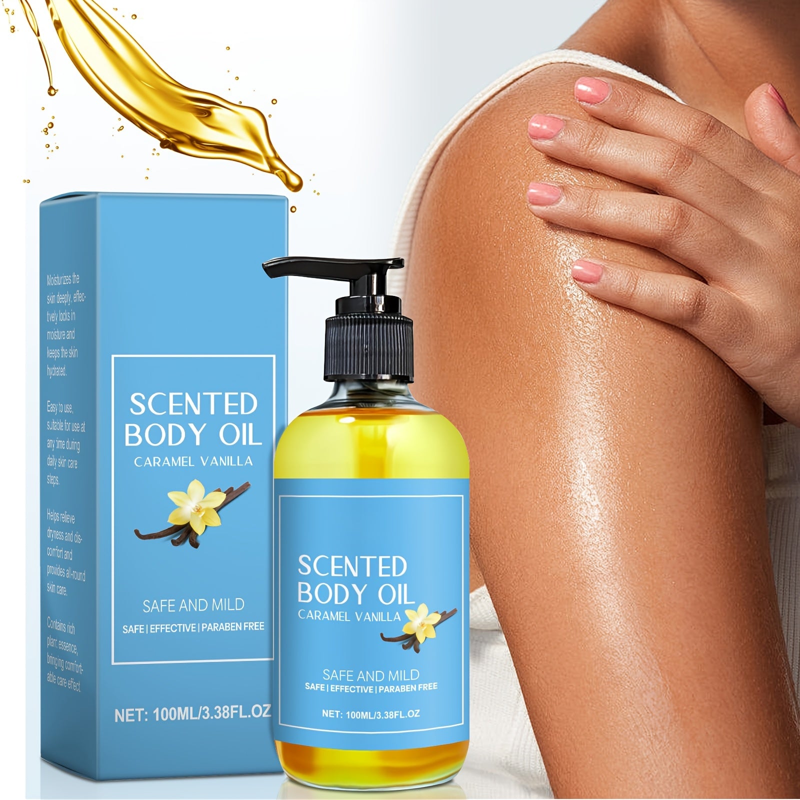 Caramel Vanilla Body Massage Oil