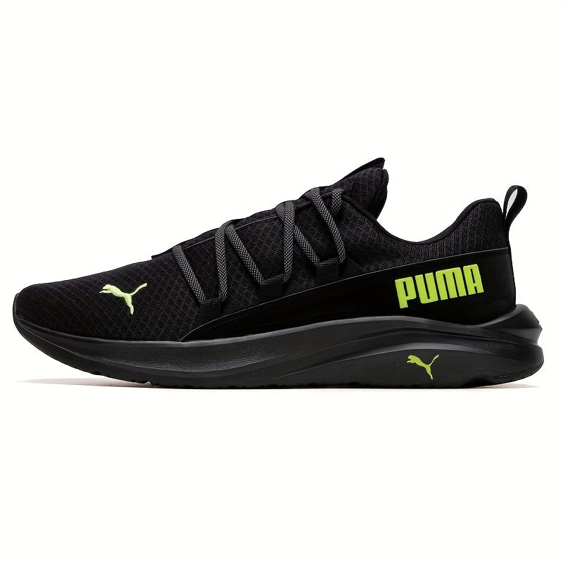 PUMA Men's & Women's Breathable Lightweight Walking Shoes - Black Mesh & Synthetic Upper, Cushioned EVA Insole