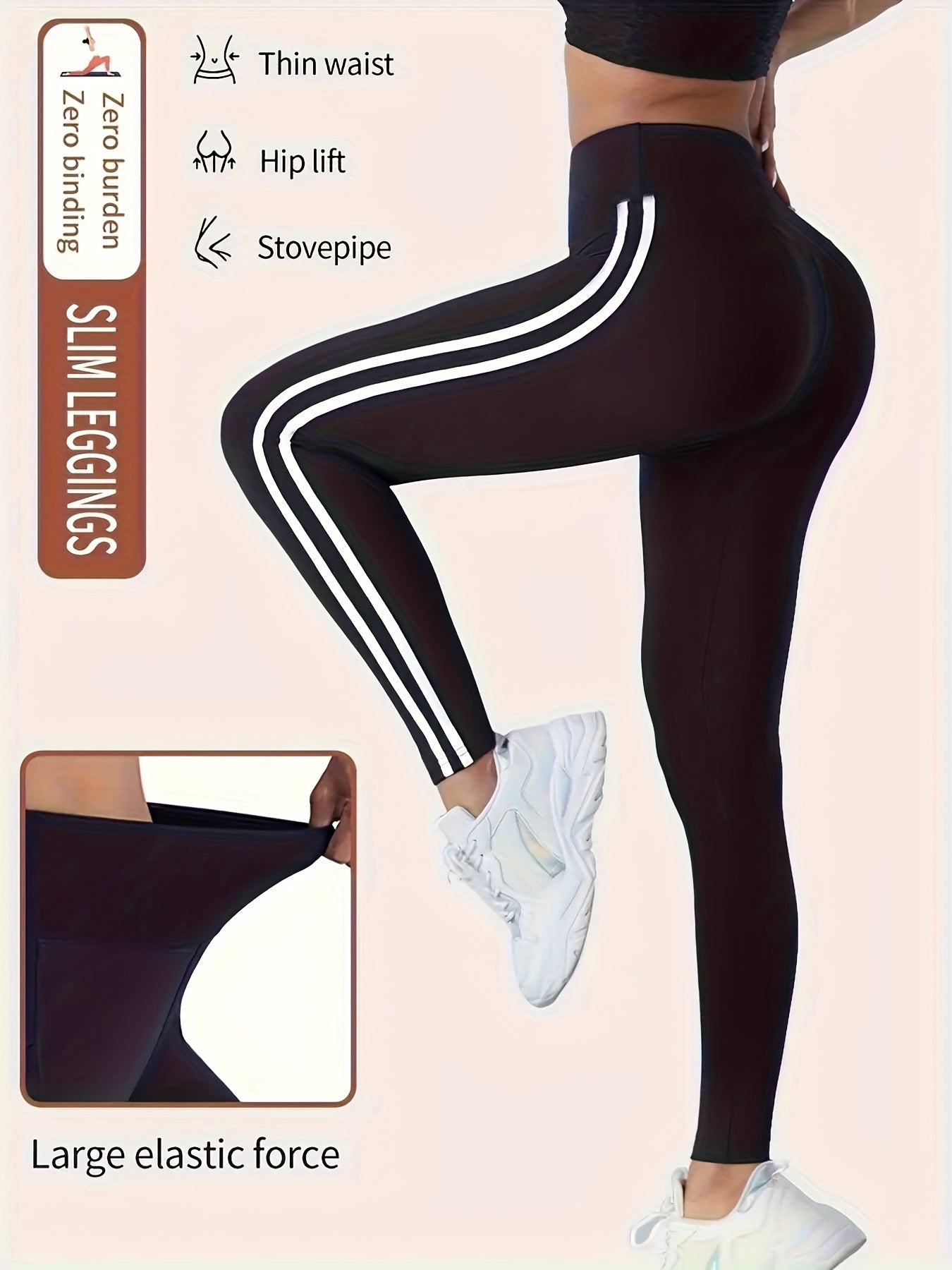 Women's High-Waist Yoga & Running Pants, Legging