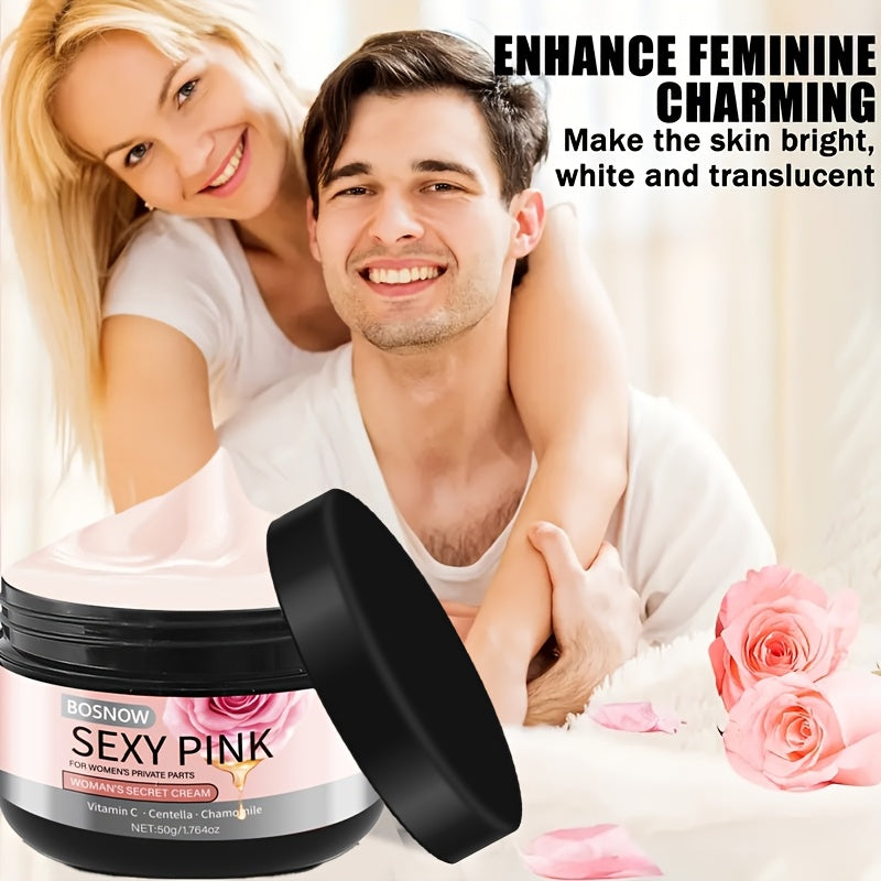 2pcs Pink Private Area Moisturizer Containing Rose and Vitamin C