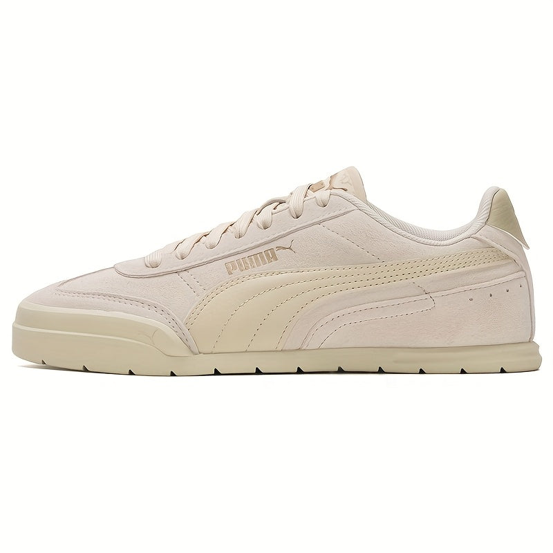 Women's Beige/P PUMA Super Turino Sneakers - Lightweight Cushioned Shoes with Synthetic Leather-like Upper