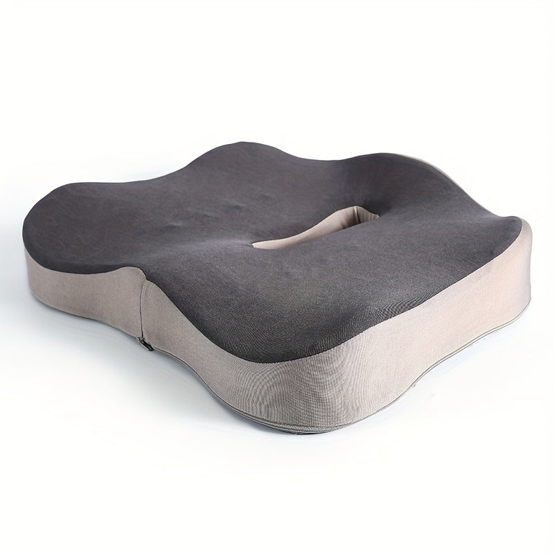 1pc Memory Foam Seat Cushion | Soft Support with Non-Slip Bottom