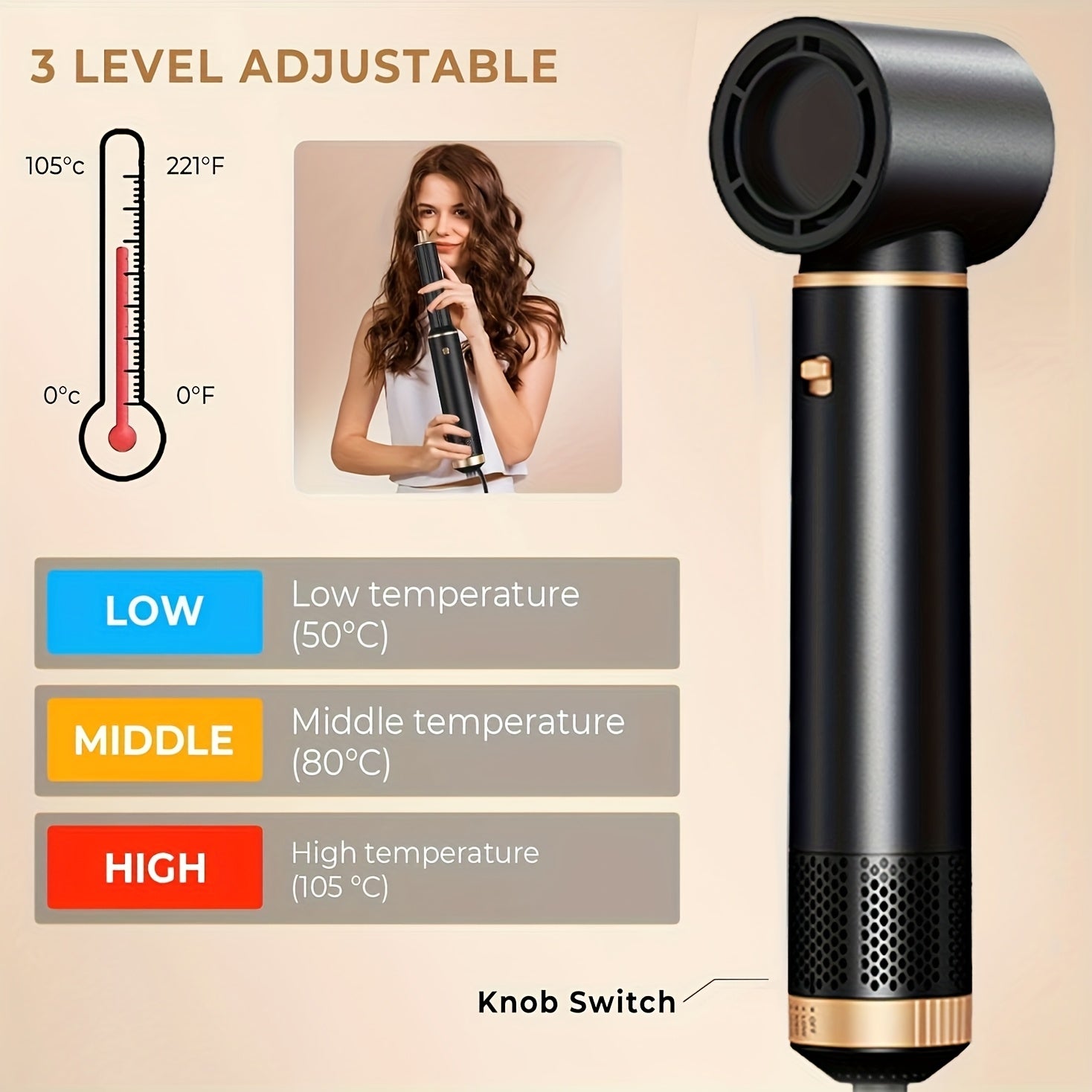 5in 1 Hair Styler, Ionic Hair Dryer & Blow Dryer Brush